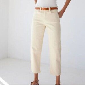AYR Cream Ankle & Cropped Jeans